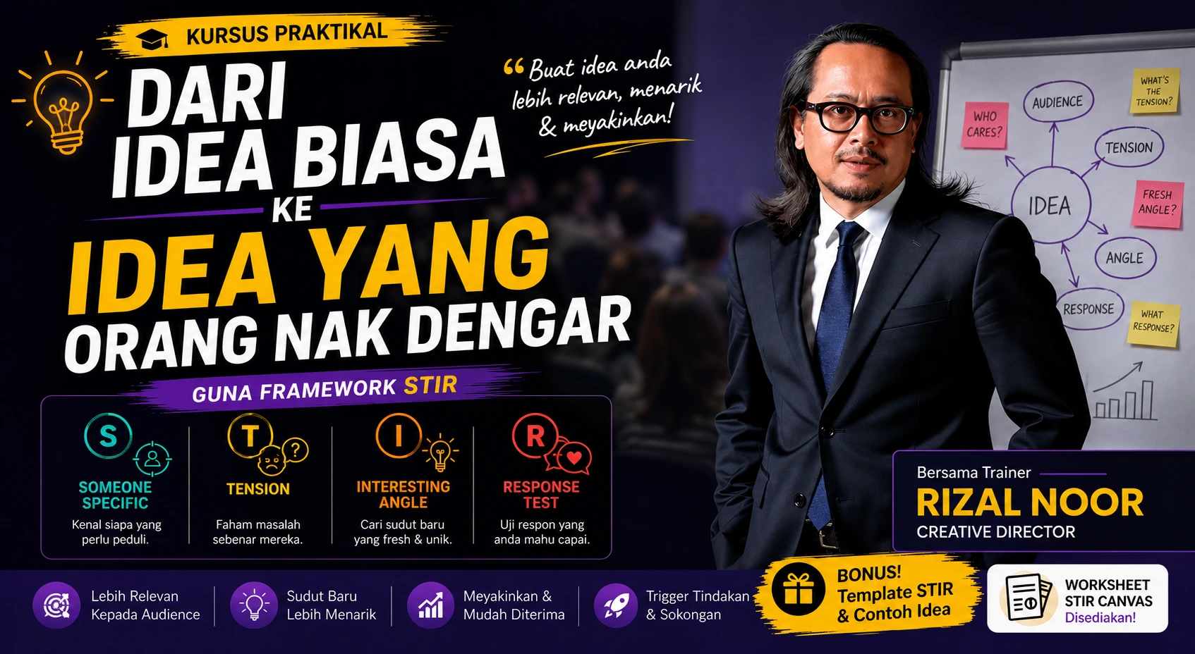 Dari Idea Biasa ke Idea Yang Orang Nak Dengar